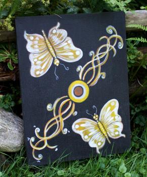 Gemälde Schmetterlinge