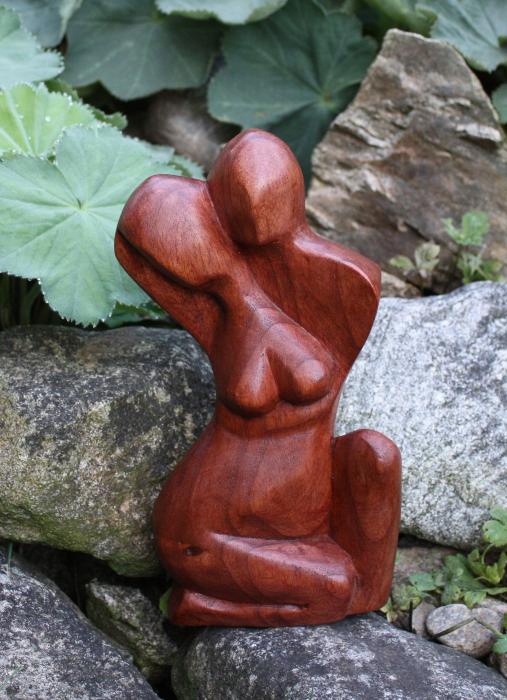 Liebespaar - Skulptur aus Holz