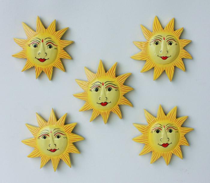 Sonnen Magnete 5er Set