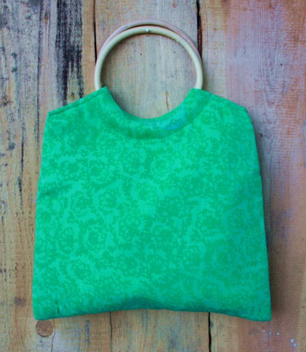 Shopper grün - Stofftasche 3